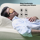 Harry Potter Infographic Red Eye Mask with Ear Plugs