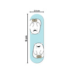 We Bare Bears Decorative Design Pack of 6 Magnetic Bookmarks