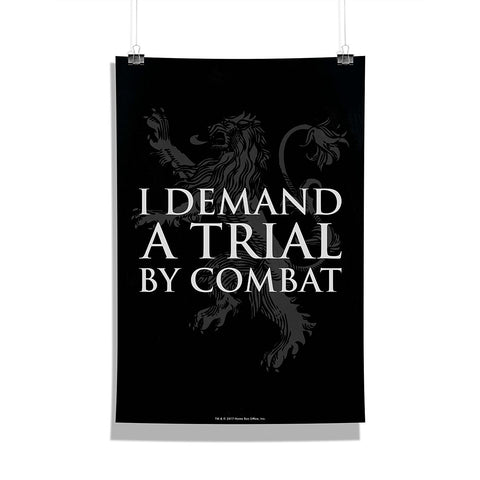Game of Thrones I Demand A Trial Poster