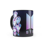 BTS - All Members Gradient Black Patch Coffee Mug
