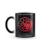 HOTD - Targaryen Fire And Blood Heat Changing Coffee Mug