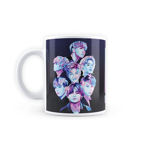 BTS - All Members Gradient Coffee Mug