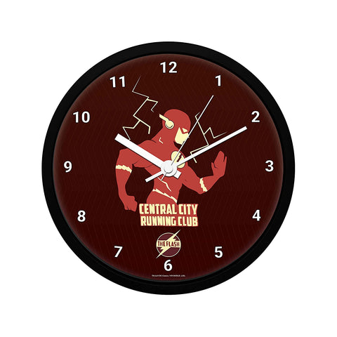 DC Comics Central City Running Flash Wall Clock with number