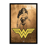 DC Comics Wonder Woman Grunge Poster