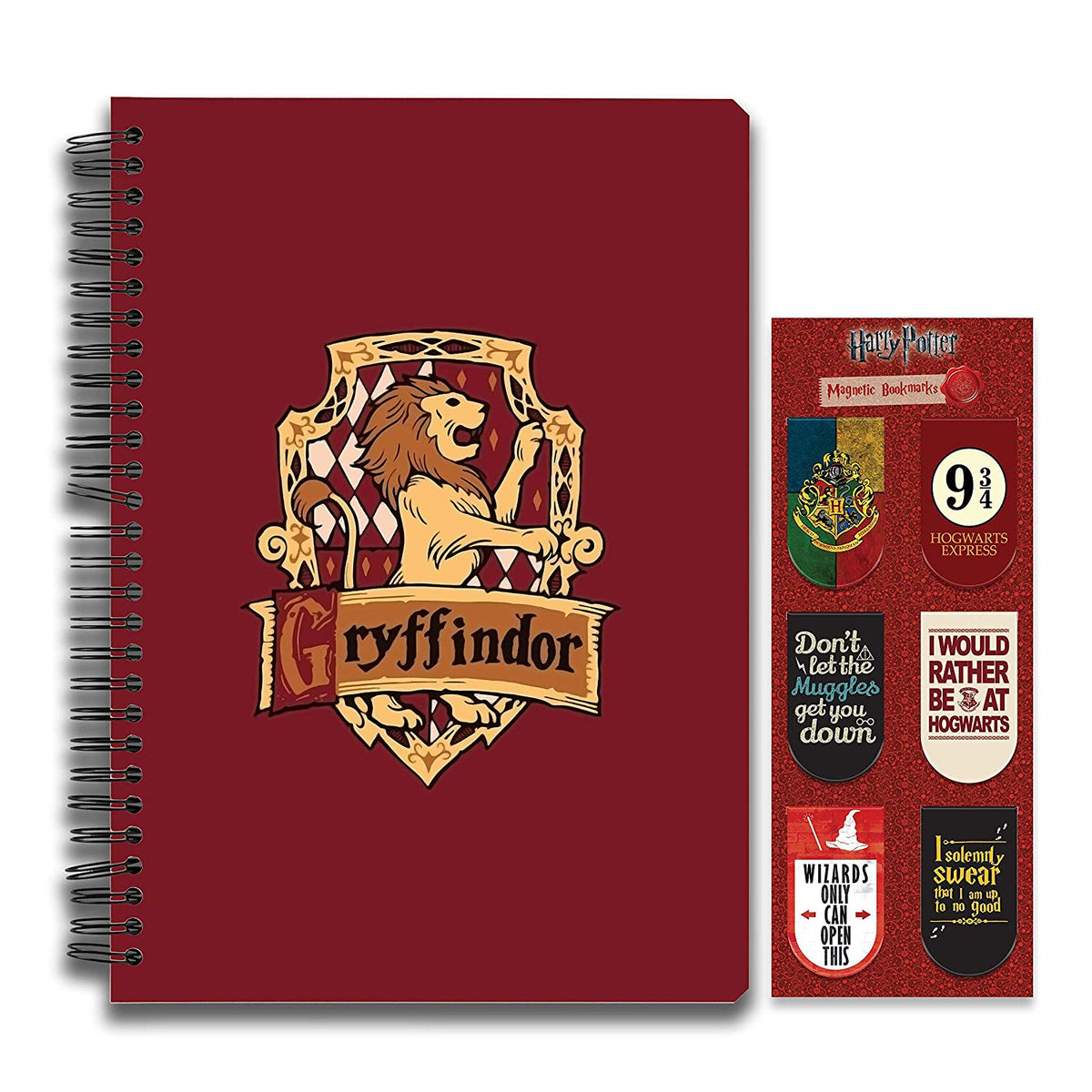 Harry Potter combo set ( 1 Infographic Grey Notebook and 1 Magnetic Bo –  Epic Stuff