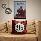 Harry Potter Hogwarts 9 3/4 Satin Cushion Cover