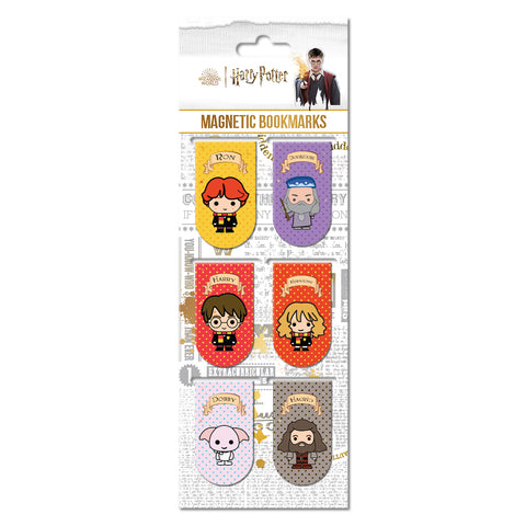 Harry Potter Chibi Magnetic Bookmarks New Pack of 6