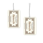 Harry Potter - Combo Pack Of 2 London to hogwarts Luggage Tag