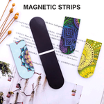 Mandala - Pack of 7 Magnetic Bookmark - Gift for Readers