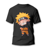 Naruto - Chibi Naruto Design Round Neck T-Shirt