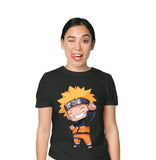 Naruto - Chibi Naruto Design Round Neck T-Shirt