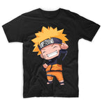 Naruto - Chibi Naruto Design Round Neck T-Shirt