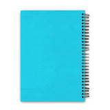 Sky Blue Colored Ruled A5 Wiro Bound Notebooks