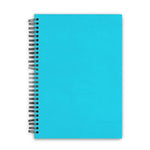 Sky Blue Colored Ruled A5 Wiro Bound Notebooks