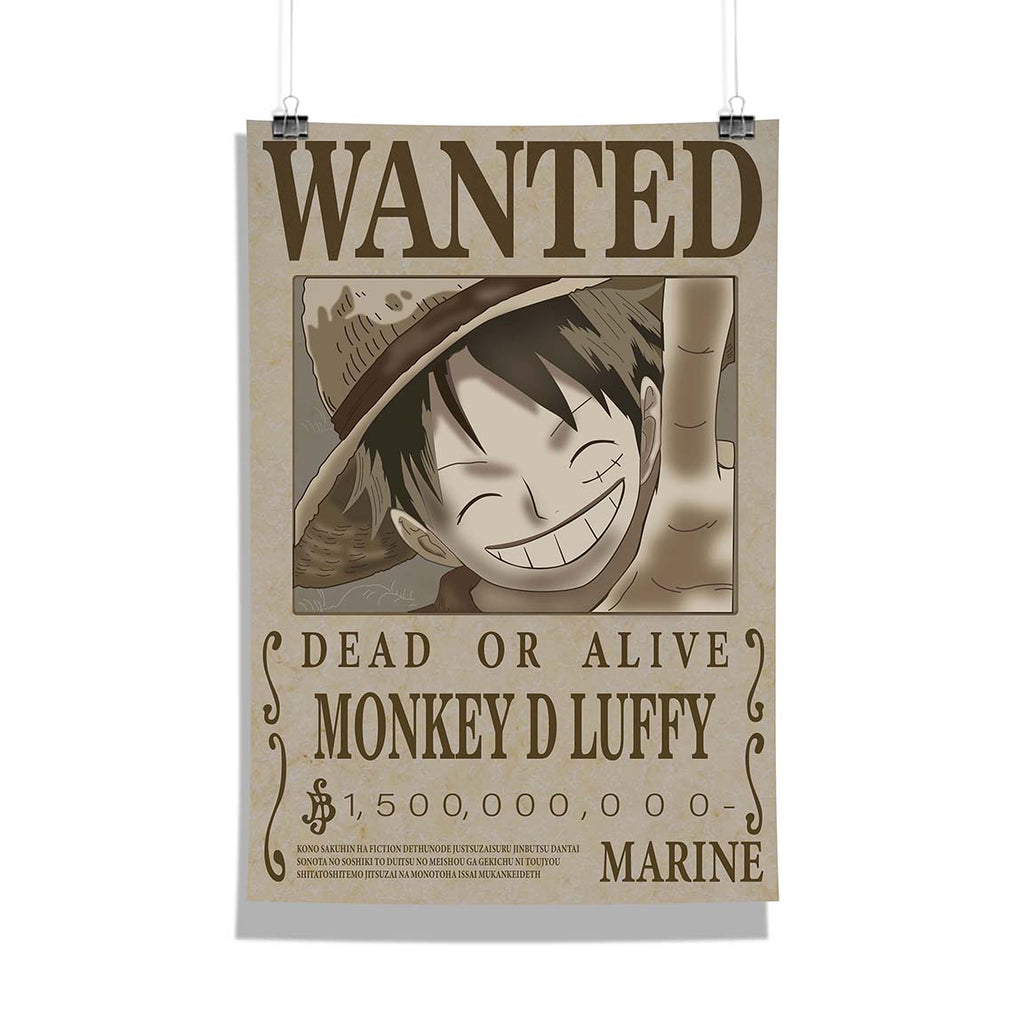 One Piece Monkey D Luffy Wanted Poster – Epic Stuff