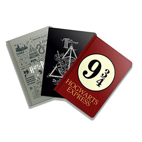 Harry Potter Combo Pack of 3 Binded Notebooks