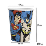 DC Comics - Set of 2 (Disposable Paper Plates 10 + 20 Paper Cup)