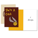 Harry Potter - You're a catch Greeting Card With A Pack of 4 Ferrero Rocher Chocolate Set