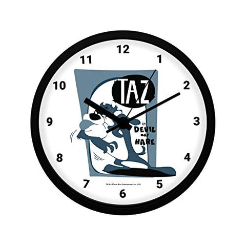 Looney Tunes - Taz Retro Design Round Wall Clock