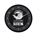 Rick & Morty -  Diemorty Design Round Wall Clock
