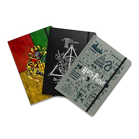 Harry Potter Combo Pack of 3 Binded Notebooks