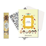 Friends Tv Series Greeting card with Ferrero rocher