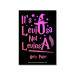 Harry Potter - Leviosa Pink Rectangular Fridge Magnet