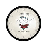 Rick & Morty Round Wall Clock