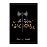 Game of thrones - A Mind Needs Books Wall Poster