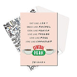 Friends Tv Series - Eat like Joey Greeting Card With A Pack of 4 Ferrero Rocher Chocolate Set