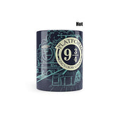 Harry Potter -Platform 9 3/4 Morphing Magic Heat Sensitive Mugs