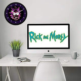 Rick and Morty Space Out Design Round Wall Clock