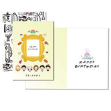 Friends Tv Series -  It's Your Birthday Greeting Card With A Pack of 4 Ferrero Rocher Chocolate Set