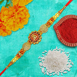 Rakhi - Set of 12 Om Design Dora Rakhi For Raksha Bandhan