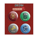 Harry Potter - Decorative Gift Set of (Slytherin Flag + Set of 4 Badges + Balloons Set of 20 + Cake Topper + Slytherin Flag)