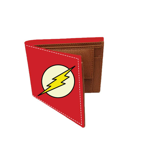 DC Comics Flash P .U (Artificial Leather) Bifold Wallet