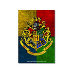 Harry Potter - House Crest Multi Color Fridge Magnet Rectangular