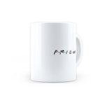 Friends Tv Series- Logo (White) Design Ceramic Coffee Mug