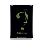 The Batman - To the Batman Riddler Design A4 Size Wall Decor Poster (With Frame)