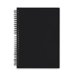 Black Color Ruled A5 Wiro Bound Notebook