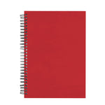 red color notebook