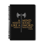 Game of Thrones A Mind Needs Book A5 Notebook