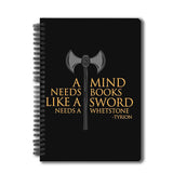 Game of Thrones A Mind Needs Book A5 Notebook