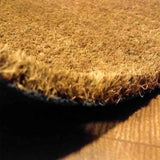 Natural Coir Doormat, Plain Design,60 cm X 36 cm X 1.5 cm
