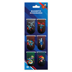 DC Comics - Superman Design Pack of 6 Magnetic Bookmarks