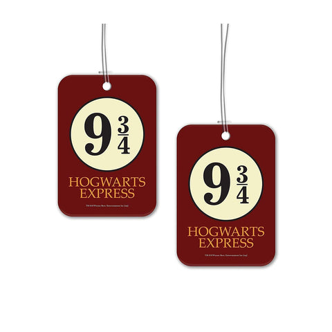 Harry Potter - Combo Pack Of 2 Hogwarts 9 3 By 4 Luggage Tag