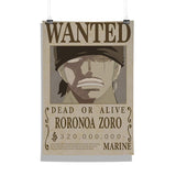 One Piece Roronoa Zoro Wanted Poster