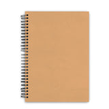 Set Of 6 Brown Ruled A5 Wiro Bound Notebooks