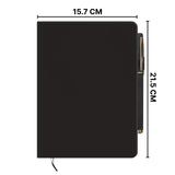 Diary with Pen Holder