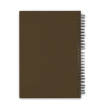 Set Of 3 Dark Brown Ruled A5 Wiro Bound Notebooks